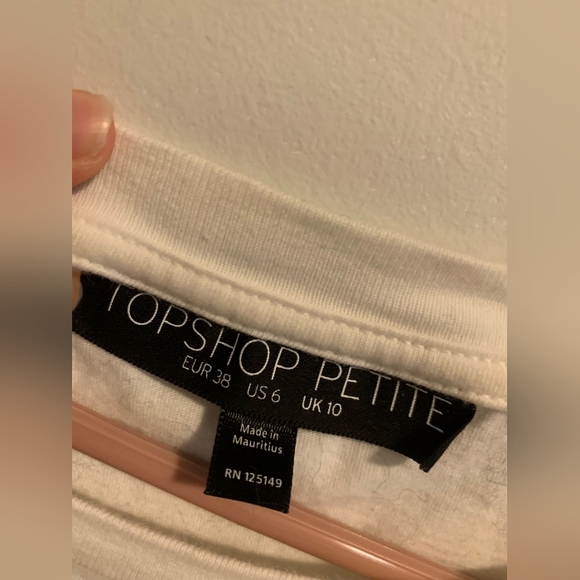 Topshop Crop Top - White - Picture 3 of 5